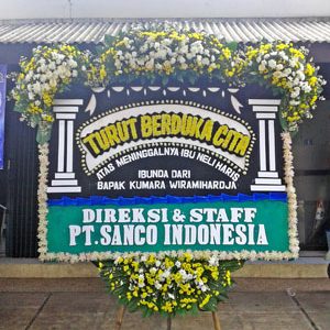bunga papan duka cita