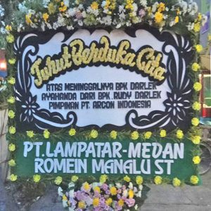 bunga papan duka cita