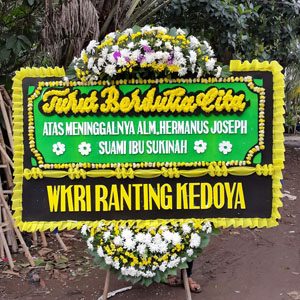 bunga papan duka cita