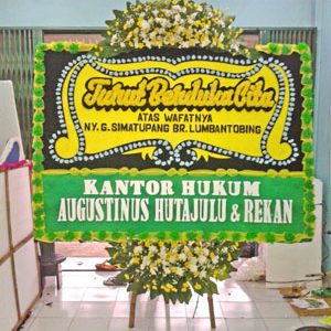 bunga papan duka cita