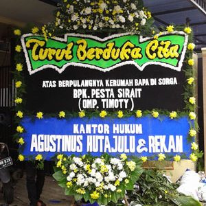 bunga papan duka cita