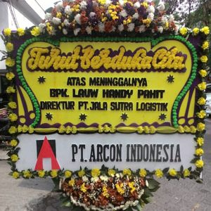 bunga papan duka cita