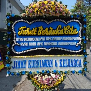 bunga papan duka cita