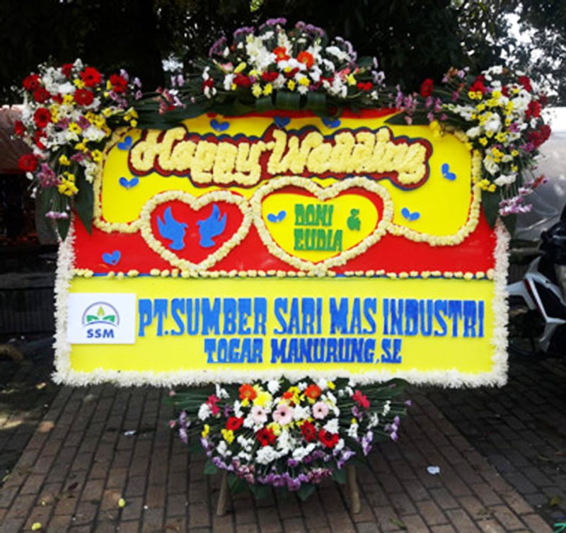 BP Bandung - 24 bunga papan Bandung