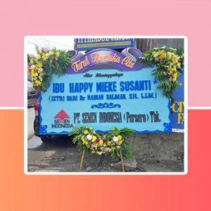 bunga papan gresik