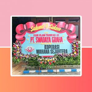 bunga papan gresik