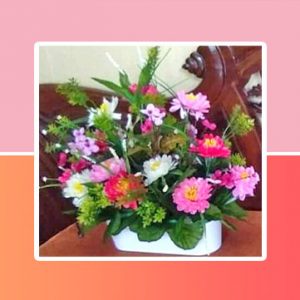 bunga meja bangkinang