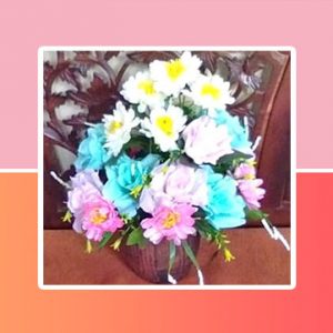 bunga meja bangkinang