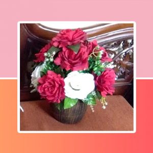 bunga meja bangkinang