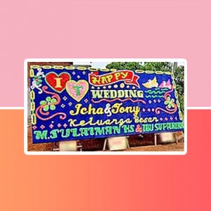 bunga papan metro