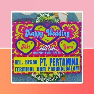 bunga papan pangkal pinang