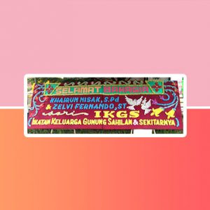 bunga papan bangkinang