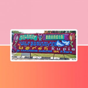 bunga papan bangkinang