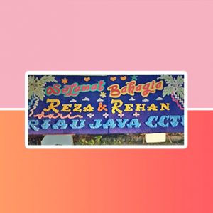 bunga papan bangkinang