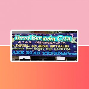 bunga papan bangkinang